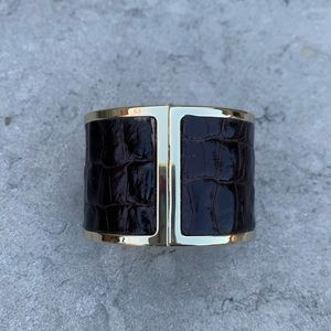 BRAHMIN Leather Cuff Bracelet